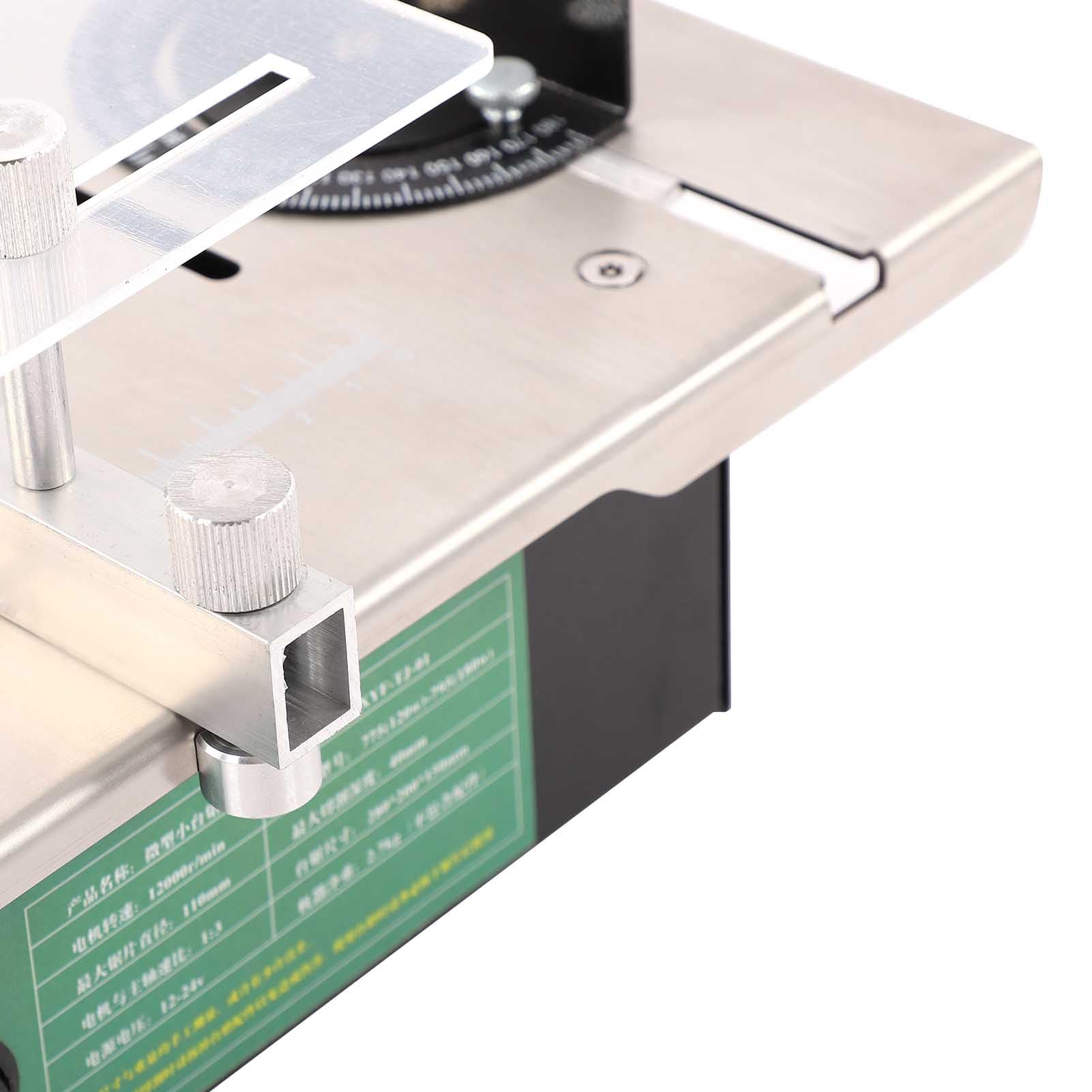 Mini piła stołowa do cięcia stołowego z 7 regulacją prędkości i maksymalną głębokością 40 mm - wielofunkcyjne elektronarzędzie do ręcznego cięcia drewna, metalu, plastiku i akrylu