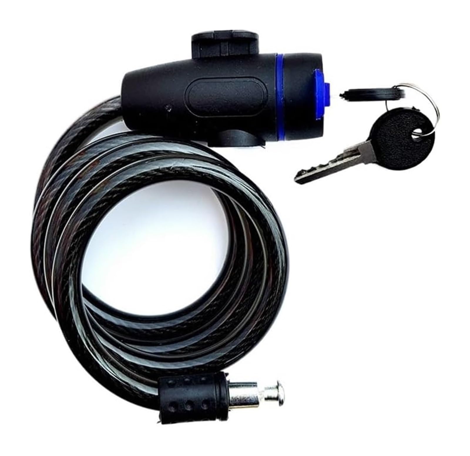 Giveduno S1 Bicycle Lock, 85Cm Steel Wire -Theft Lock Bicycle Motorcycle Chain 2 Keys