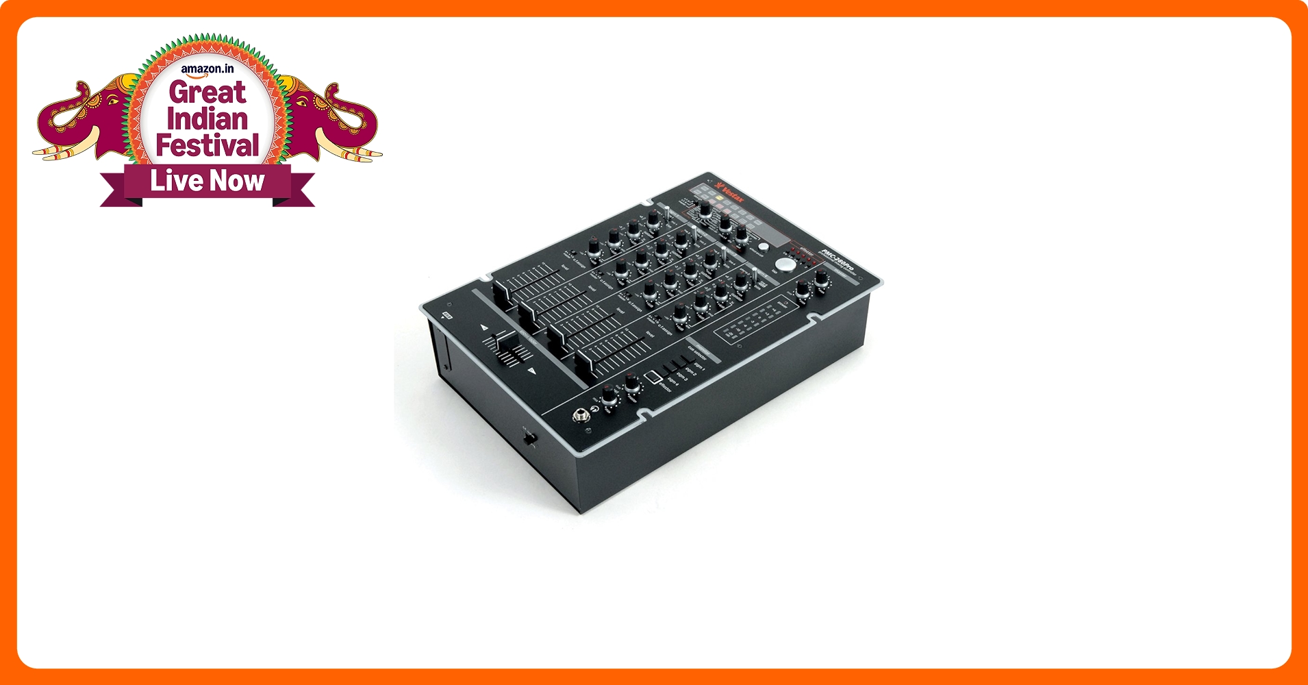 DJ機材 Vestax PMC-280 Vestax PMC-280 4-Channel DJ Mixer with Effects EQ Kill Mic