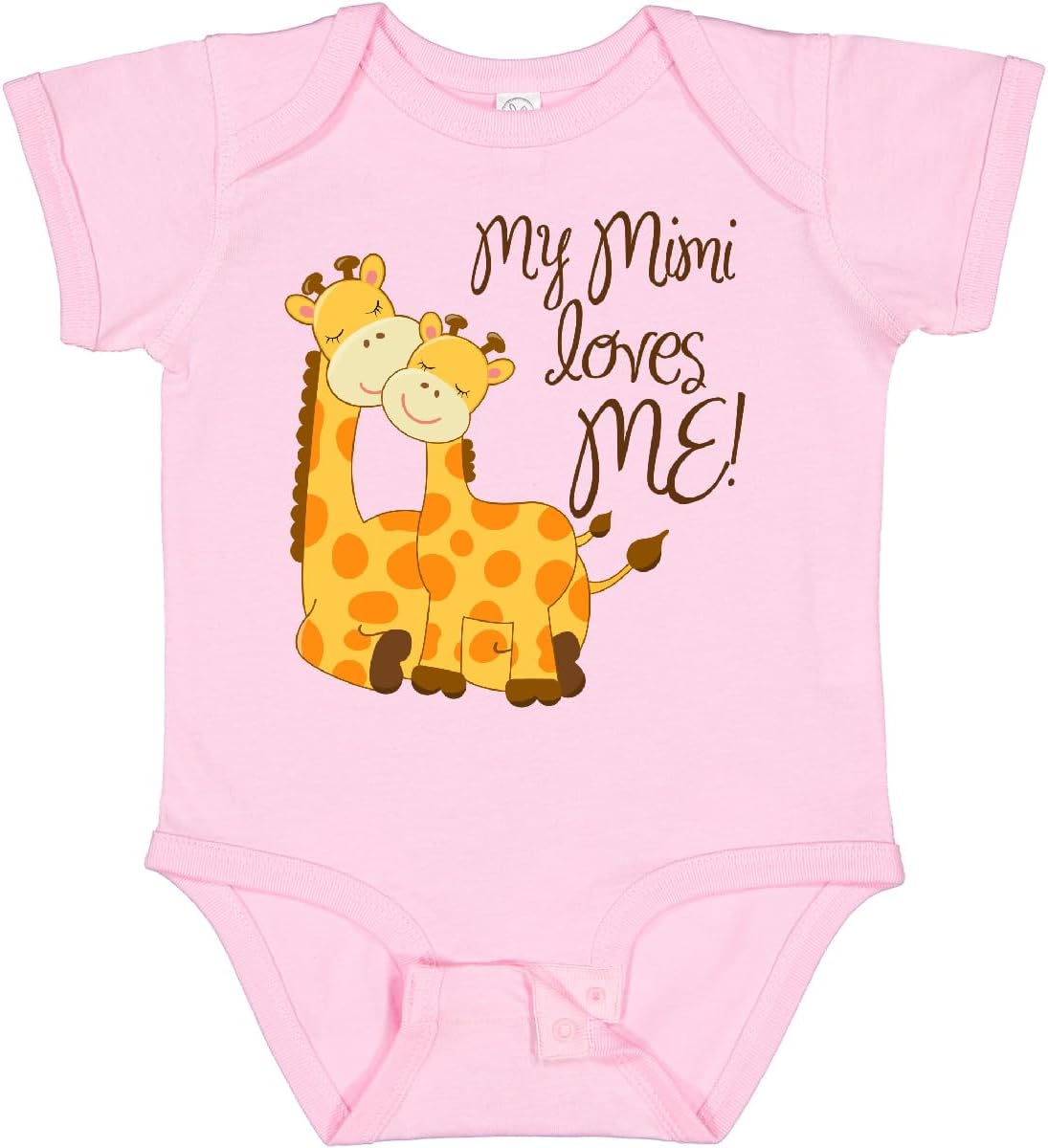 inktastic My Mimi Loves Me Baby Bodysuit