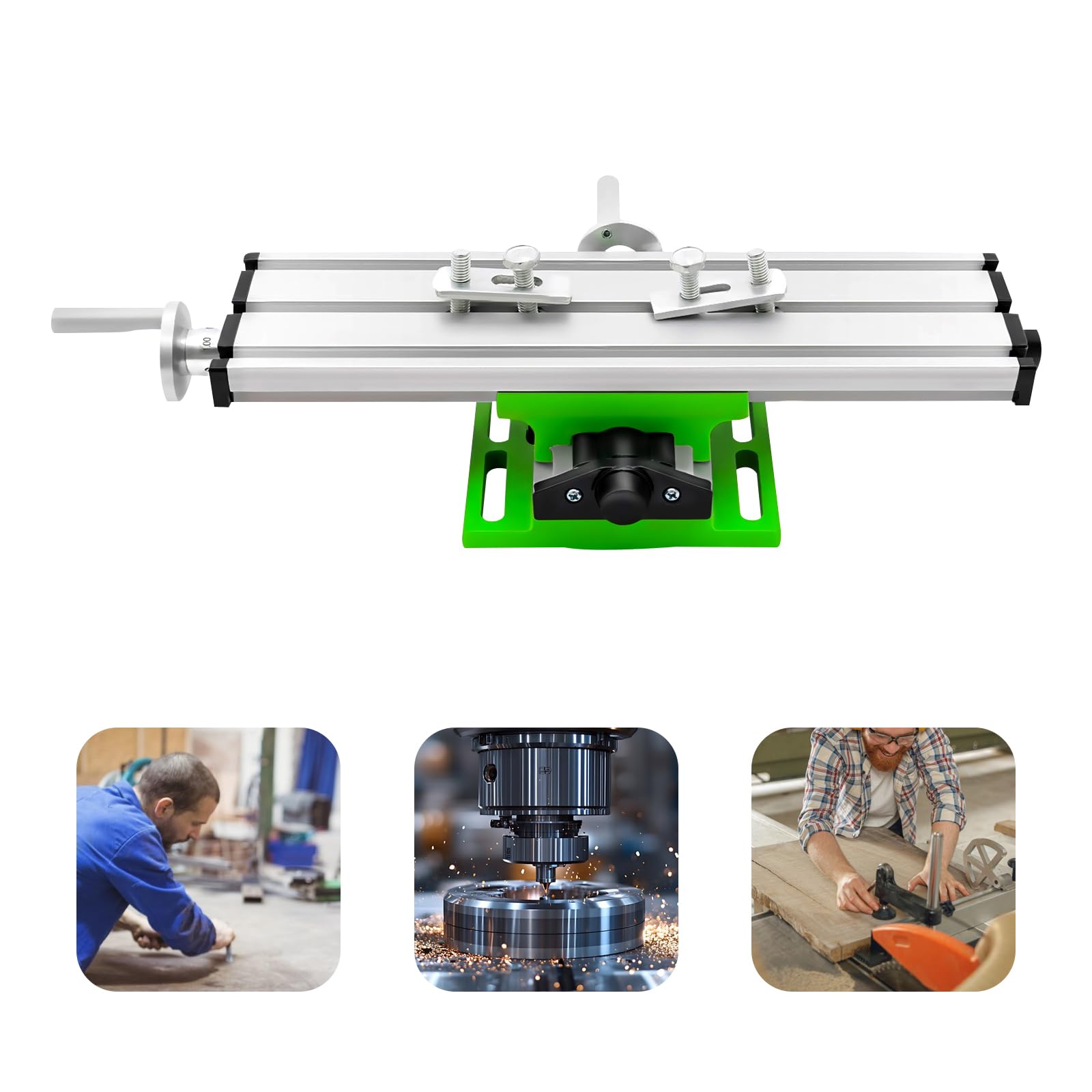 Banco de trabajo multifunción de aluminio, 2 en 1, plegable, con recorrido en X, 20 cm, banco de trabajo portátil, mesa de trabajo ligera, para taller, montaje, bricolaje