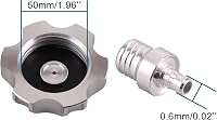 GOOFIT Univerzális Ezüst Alumínium Tanksapka - Kompatibilis Taotaco, Roketa, Apollo, SSR, KLX110, TTR110, XR/CRF50/70/80/110 Dirt Bike Model 2