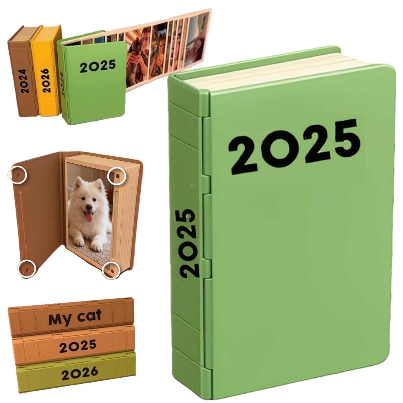 Album photo imprimable 3D magnétique et extensible pour livre de souvenirs