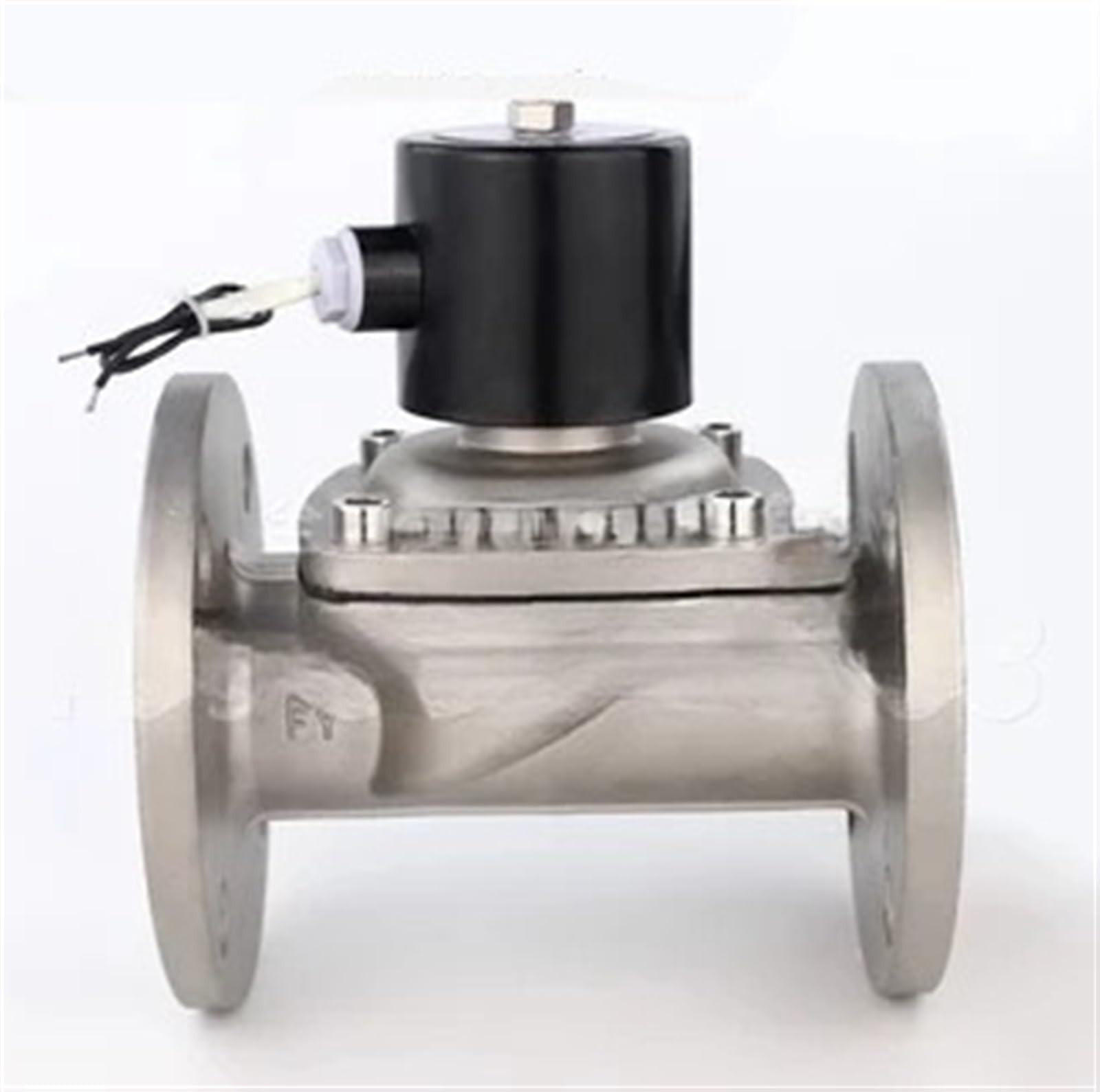 PXQCHAVLN 304 stainless steel normally closed water flange solenoid valve 220V DN50 65 80 100(22)