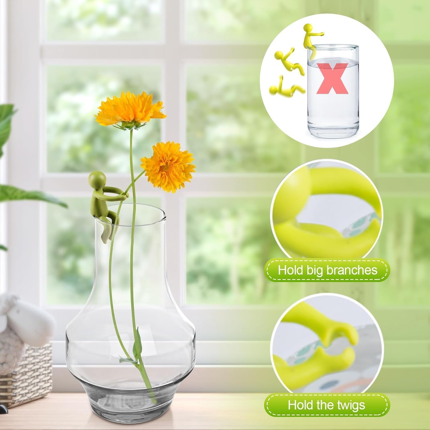 ZKFSIE 3Pcs Plant Propagation Station Plant Supports for Indoor Plants Plant propagation Plants Vase Decoration Creative Idea - Image 3