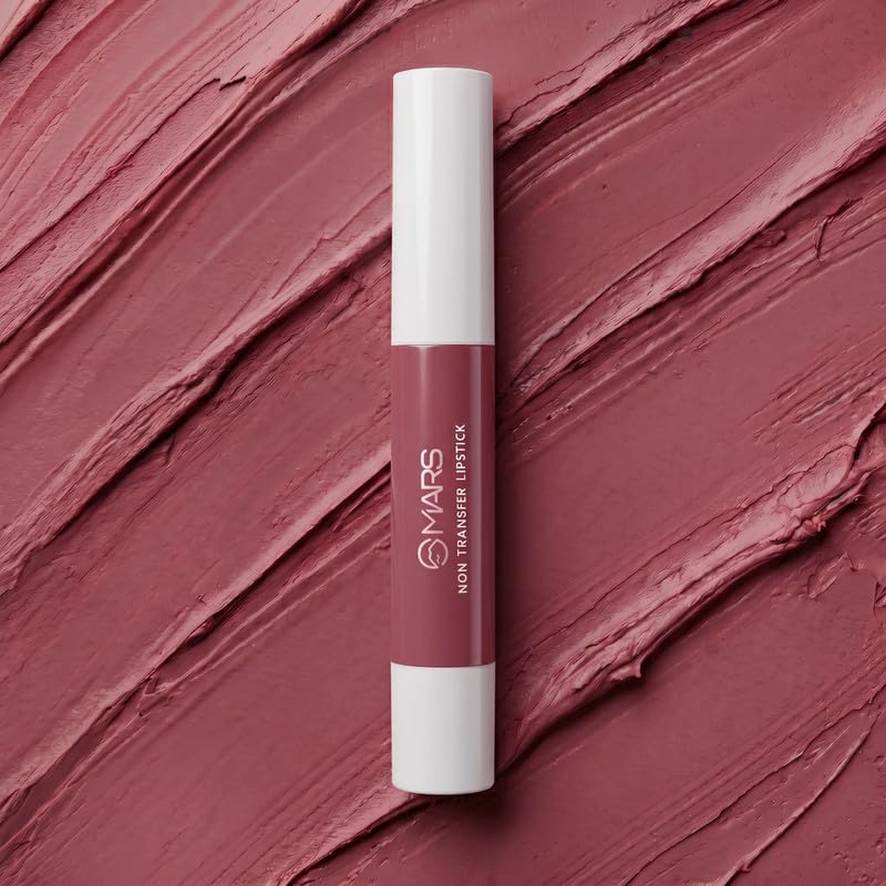 Image of MARS Matte Super Stay Lipstick | Up to 12 Hours Long Lasting | Smudge Proof and Waterproof Lipstick for Women (2.6 gm) (24-EMPRESS) (Pack of 2)