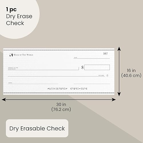 Miniatura 4 de Sustainable Greetings - Pizarra de papel gigante reutilizable de 30 x 16 pulgadas, multicolor de borrado en seco, regalo de broma de gran tamaño y