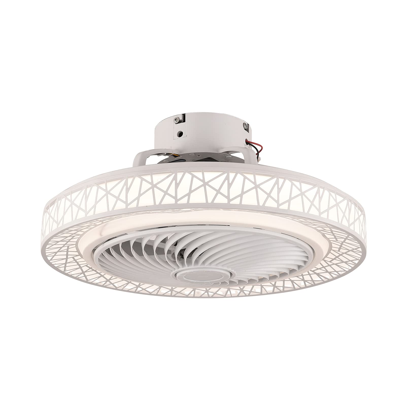 Buy Enclosed Ceiling Fan with LED Lighting, 20" Creative BirdNest