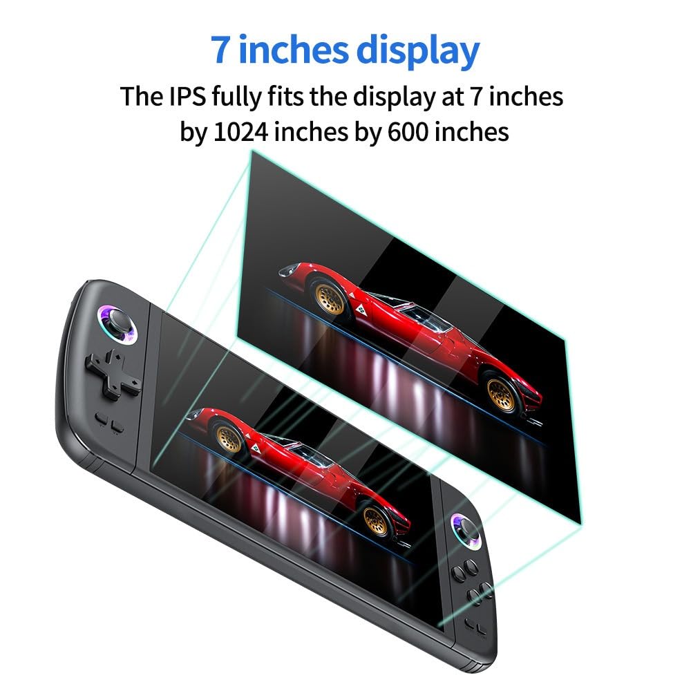 XF40H Console de jeu portable, console de jeu rétro avec écran HD IPS de 4, jeux classiques préchargés avec plus de 30 émulateurs, Linux open source, Wi-Fi intégré pour multijoueur en ligne