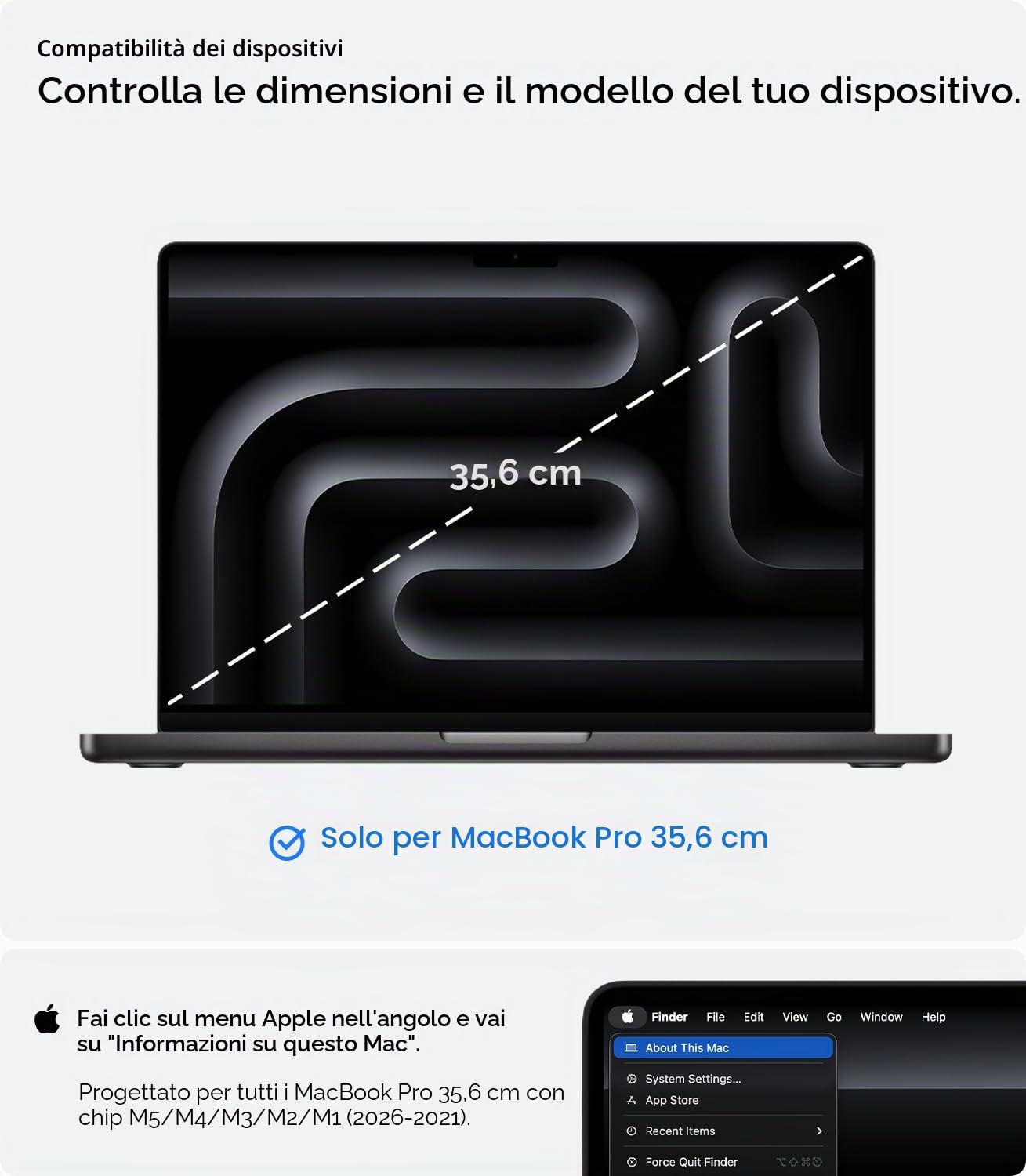 Spigen Cover Urban Fit Compatibile con MacBook Pro 14 pollici M5/M4/M3/M2/M1/Pro/Max (2026-2021), Custodia in Tessuto Anti-Impronta e Antigraffio - Nero
