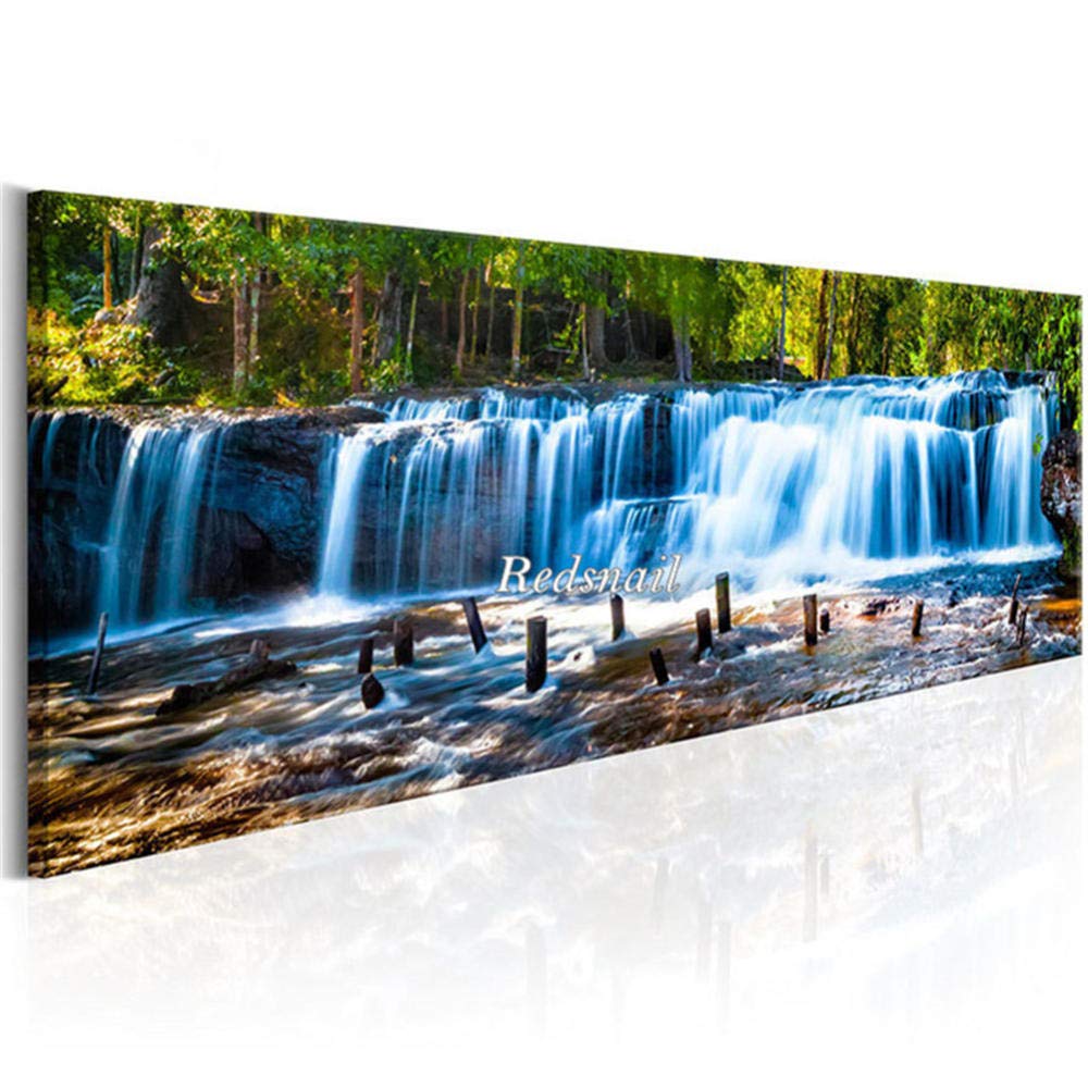 Peinture Diamant Cascade Grande Taille pour créer une Ambiance Nature et Zen