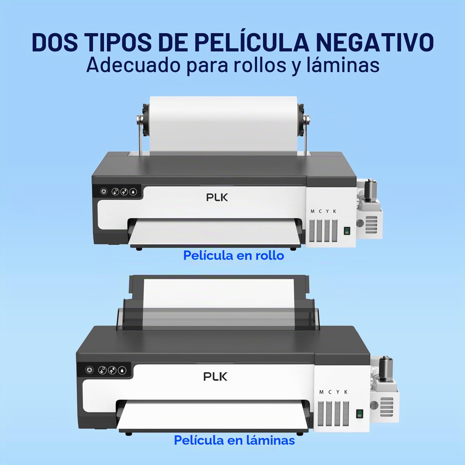 PLK Impresora DTF A3 con secadora de polvo, alimentador de rollo, doble velocidad, actualizada L18058, impresora XP600 con sistema de agitación de tinta blanca, impresión DTF de ropa