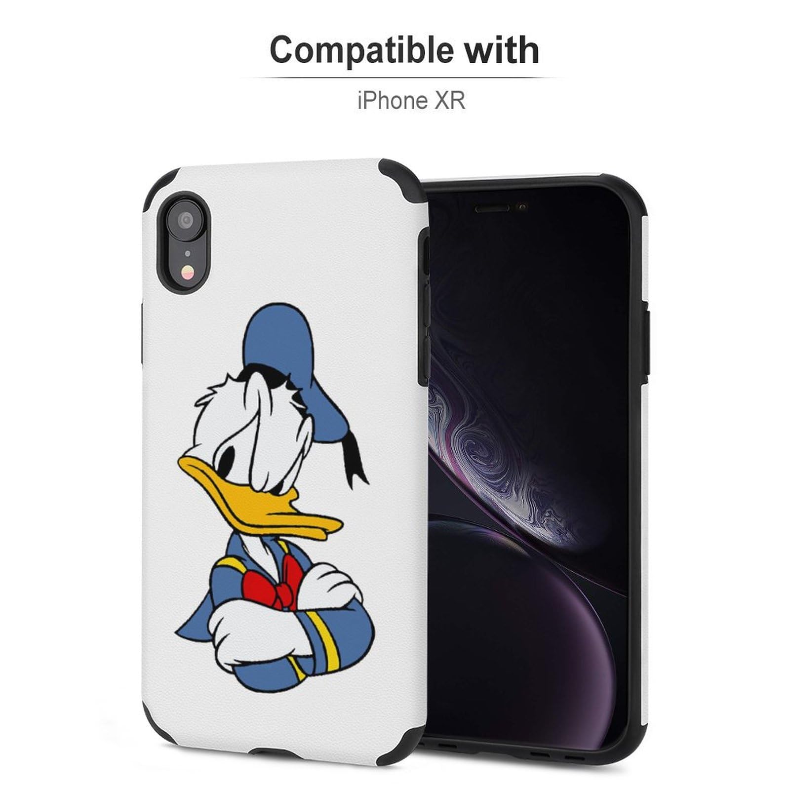 Amazon.co.jp: iPhone XR ケース iPhone XR カバー ドナルドダック