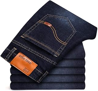 Jeans Pantaloni Jeans Moda Uomo Jeans Casual Elasticizzati Casual da Uomo Pantaloni Classici Pantaloni in Denim da Uomo