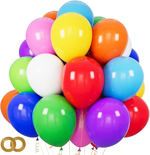 Miniatura 16 de 100 globos negros y naranjas de 12 pulgadas, globos de látex de Halloween, globos gruesos de helio para Halloween, boda, fiesta de cumpleaños