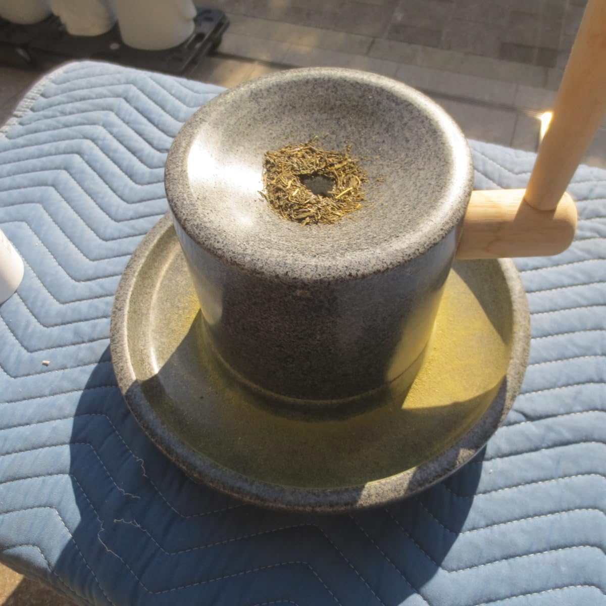 Amazon.co.jp: 茶臼 抹茶 ちゃうす 石臼 （いしうす） ひき臼 （ひき