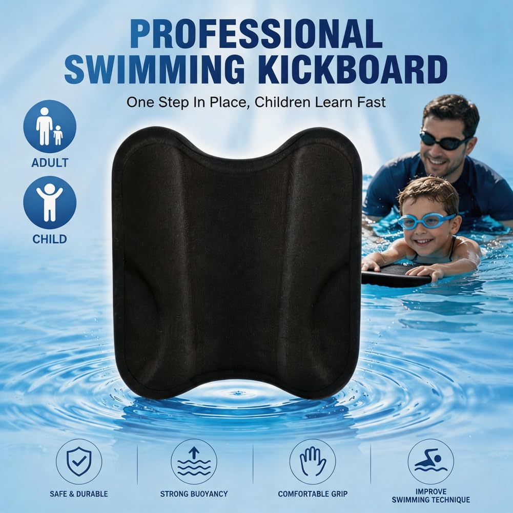 Pull Kick Schwimmbrett, 2-in-1 Pullbuoy Schwimmtraining für Kinder Erwachsene, Floating Aid für Anfänger und Wettkampfschwimmer, Optimierung Wasserlage, Technik, Körperhaltung beim Schwimmen