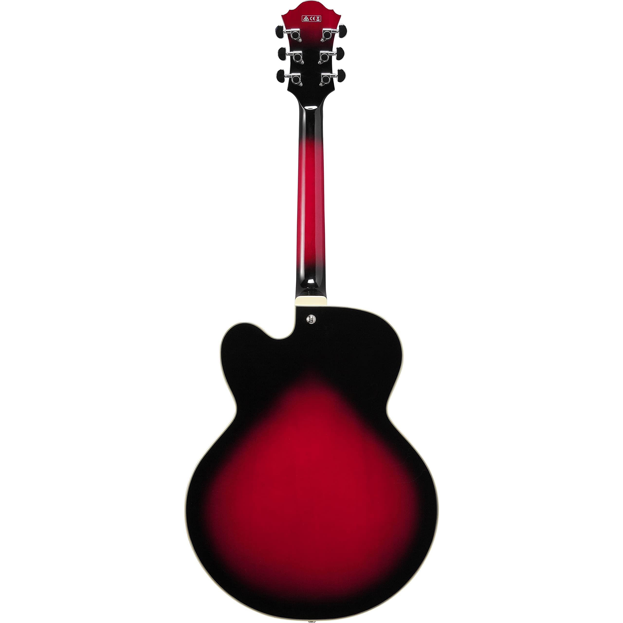 Ibanez Artcore AF75-TRS Transparent Red Sunburst - Guitare Électrique