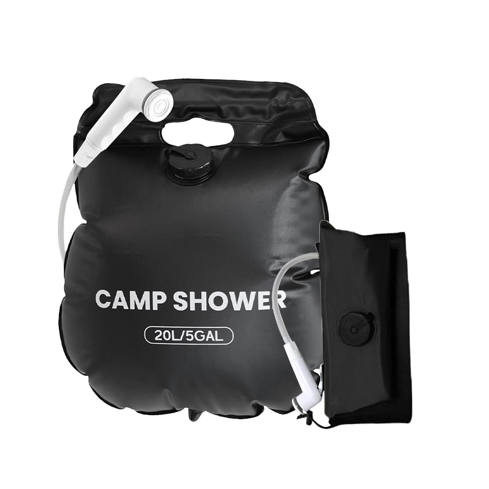 Sacca Per Doccia Portatile Da Campeggio, Kit Per Il Bagno All'Aperto Da 20L, Sacca Doccia Riscaldata Dal Sole, Bagno All'Aperto Spiaggia Viaggi Gite Stradali Campeggio Sport Camper Dormitorio