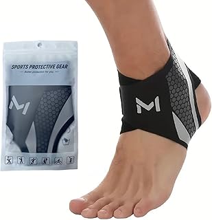 Ankle Brace for Men & Women,Adjustable Lace up Ankles Sock,Basketball Ankle Stabilizer with Straps,Orthopedic Compression Sleeve for Plantar Fasciitis Relief