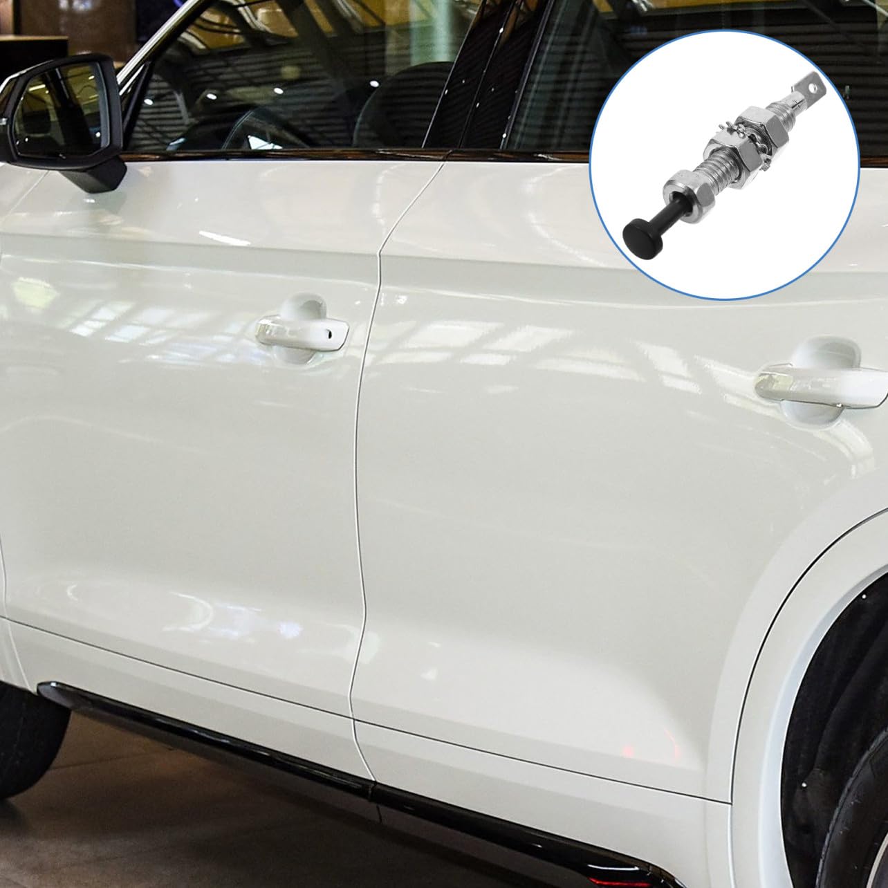 Automotive Door Light Switch Button Adjustable Replacement Car Door Lamp Switch Courtesy Light Compatible with Car Accessories