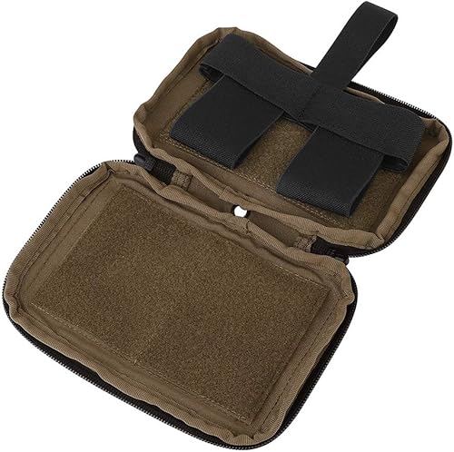 PETAC GEAR Tactical Belt Medical Pouch Compact Admin Pouch EMT First Aid Pouch IFAK Utility Pouch Trauma Kit Organizer Tourniquet Holder