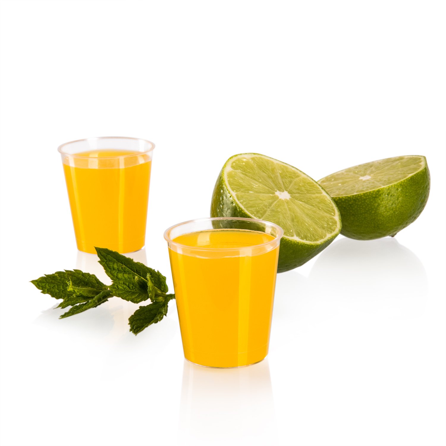 Blumtal Vasos chupito plastico duro transparente - 1000 pcs incluye carton - Vasitos aperitivos plastico 2 Cl - Vasos de chupito ideal para fiestas