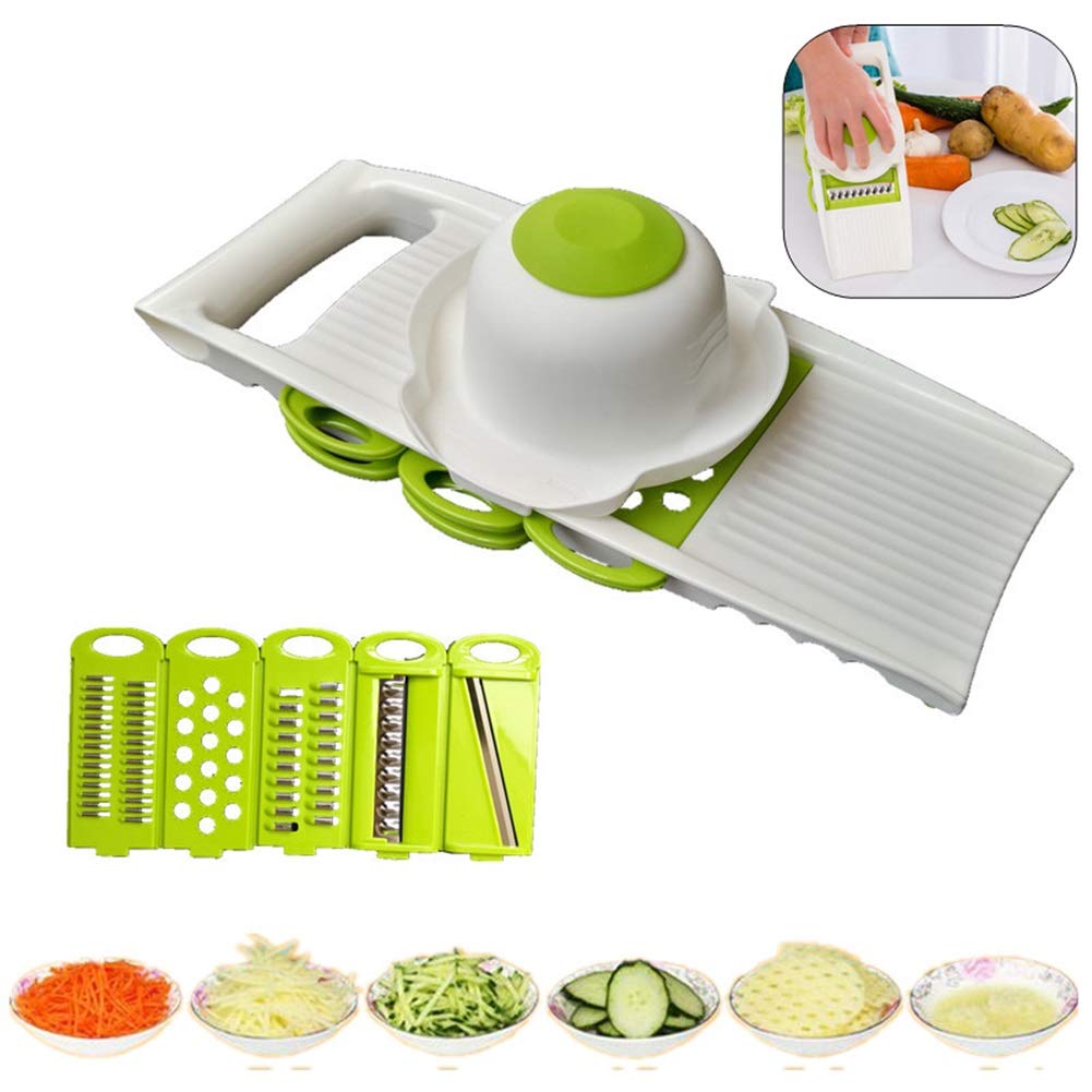Coupe Legumes Multifonctions, Mandoline De Cuisine Professionnelle 17