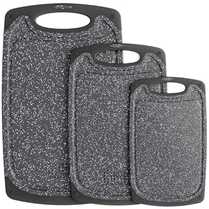 Tribal Cooking Cutting Boards – 3 Set – Warrior Strength Small to Extra Large Cutting Boards for Kitchen, Meat, Vegetables – Dishwasher Safe, Juice Groove, Non-Slip Rubber Chopping Board Set