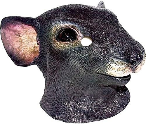 Latex Full Head Rat Mouse Rodent Mask