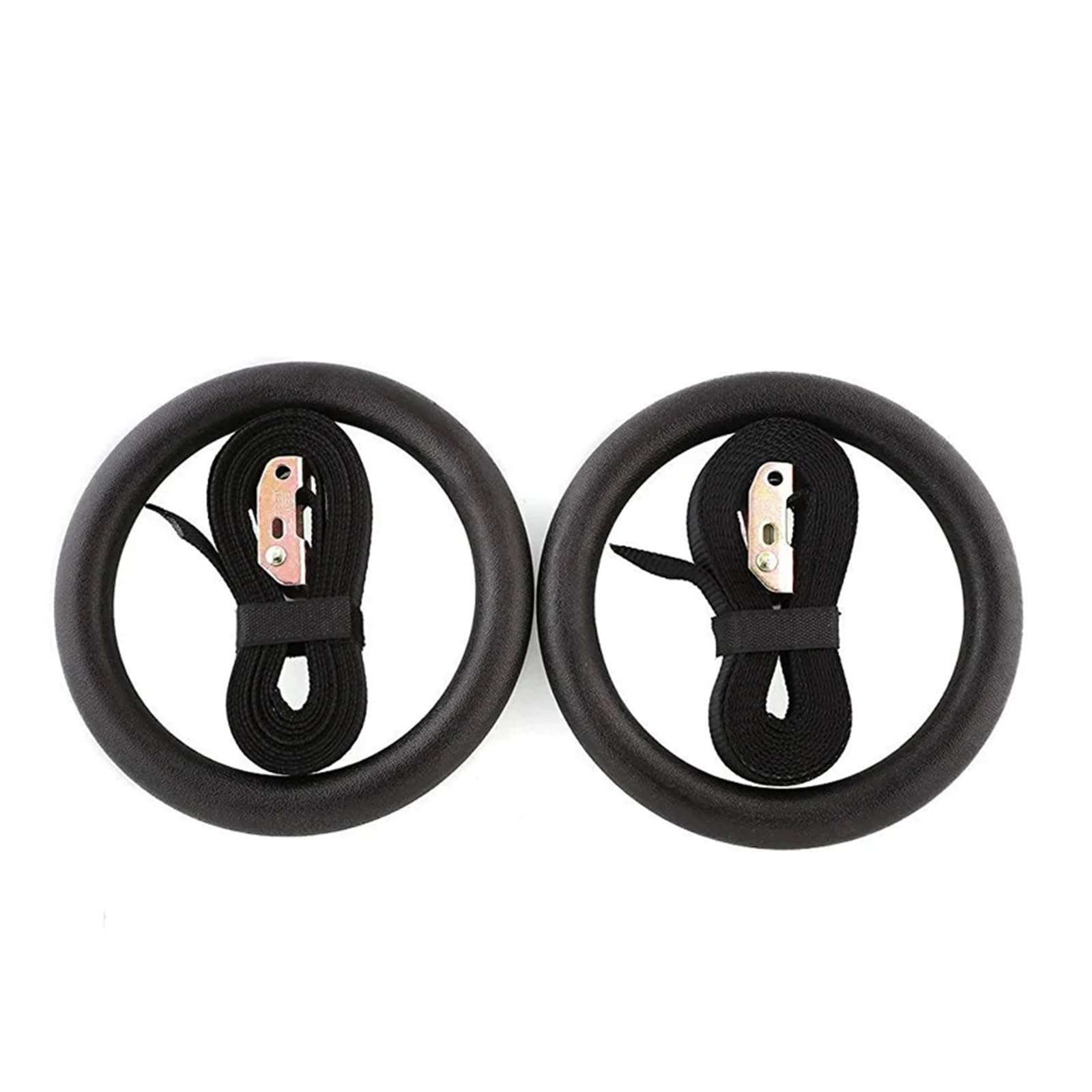 Anillas Gimnasia 1 par de Anillos Gimnasia, Correas Hebilla Ajustables, Ejercicio ABS Antideslizantes for Fitness en casa, Deportes 28mm