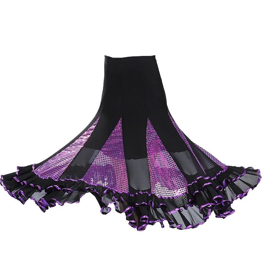 Jupe de danseuse du ventre avec paillettes scintillantes haute qualité