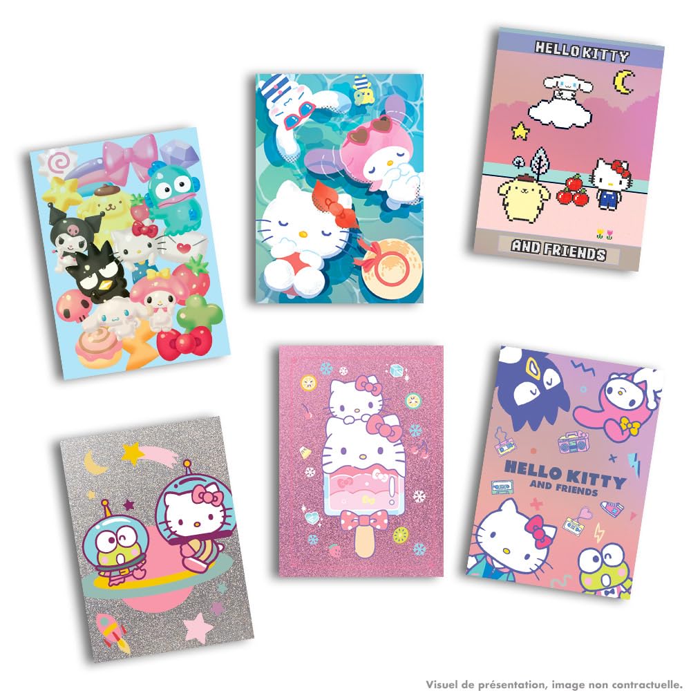 Panini Hello Kitty & Friends Trading Cards Boite de 24 Pochettes Premium