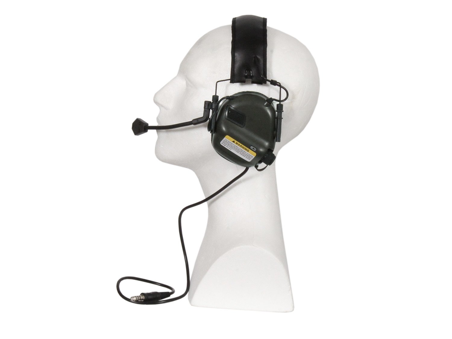 Earmor Casque universel à arceau M32 avec isolation acoustique NRR 22, entièrement réglable - Olive [M32-FG]