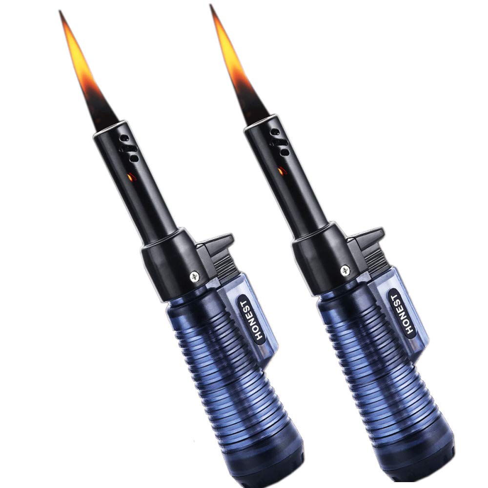 Buy Lengthened Flame Lighter 2 Pack MultiPurpose Refillable Lighters