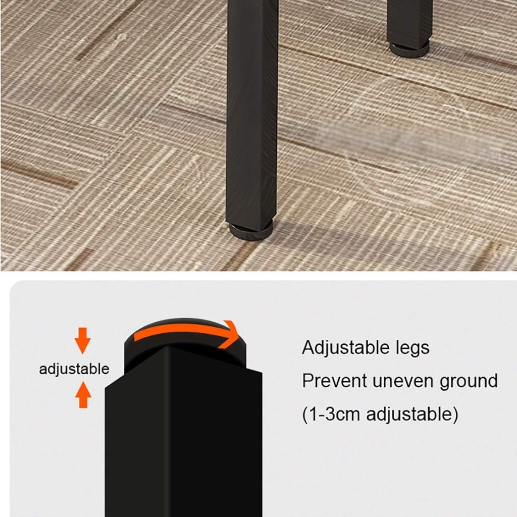 SH-tables Folding Computer Desk, Conference Training Desk, Simple Modern Dining Table, for Office, Home (Color : B, Size : 80×40×75cm)