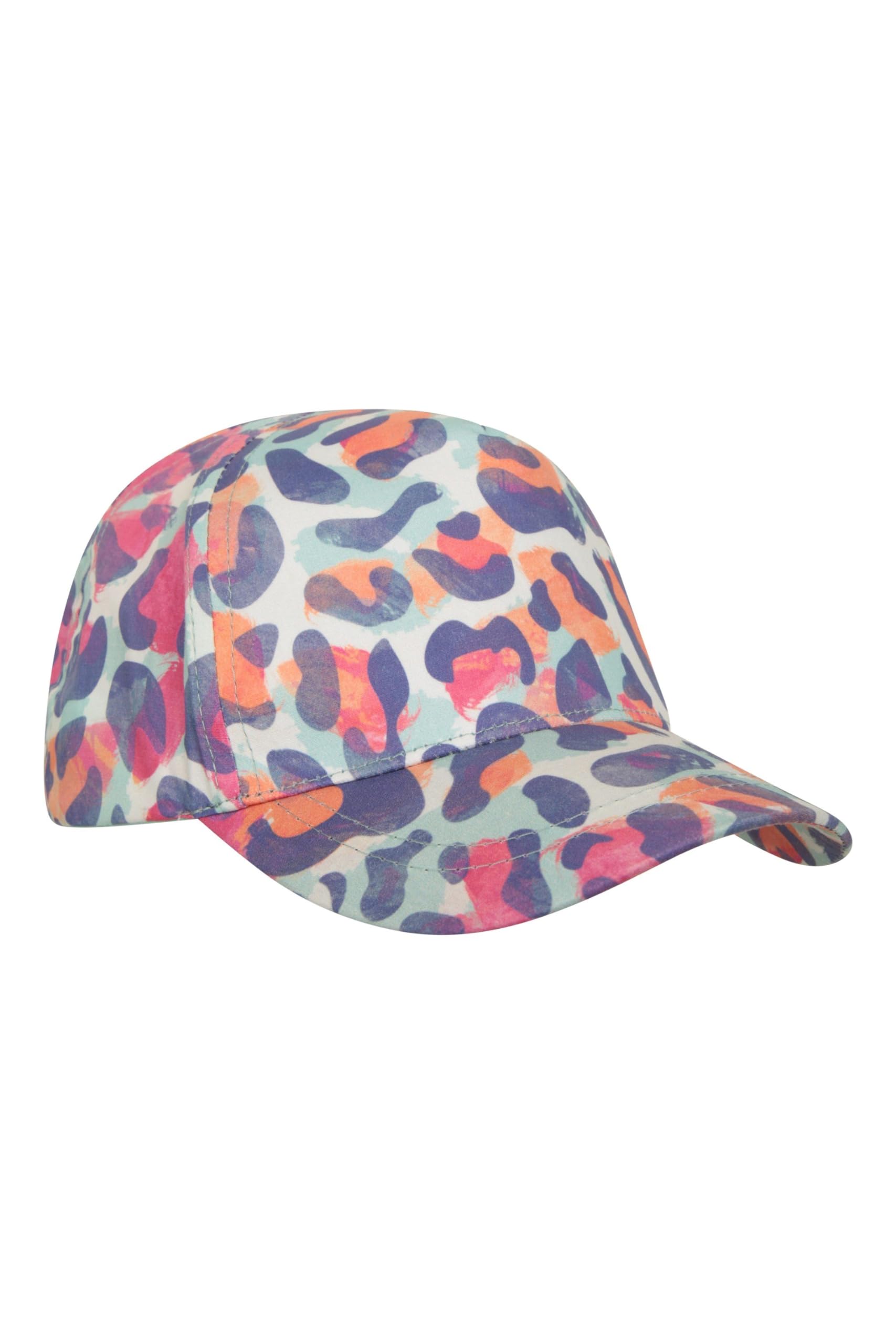 Mountain Warehouse Leopard Print Kids Baseball Cap Pink S