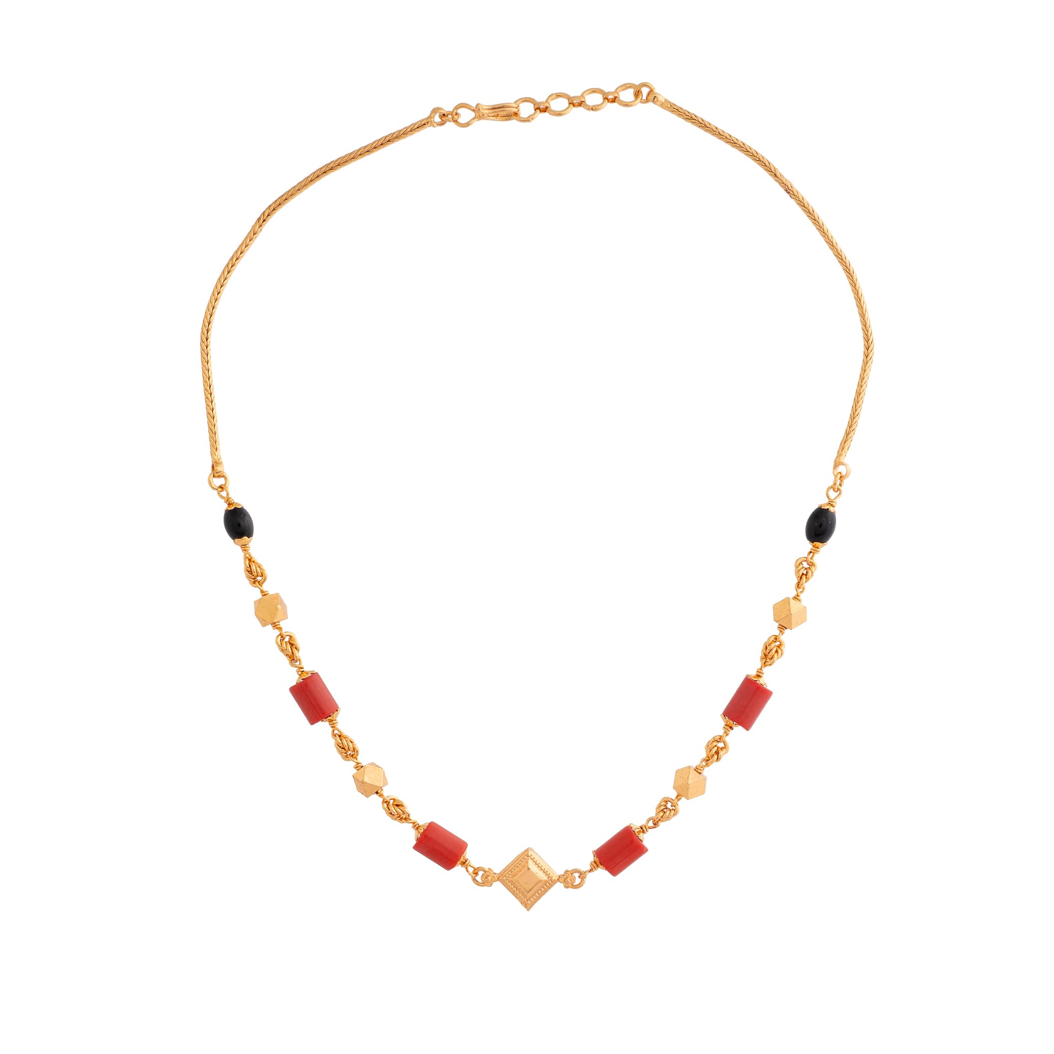 Golden Mangalsutra Length 18.00 inches for Women No.388-image-32