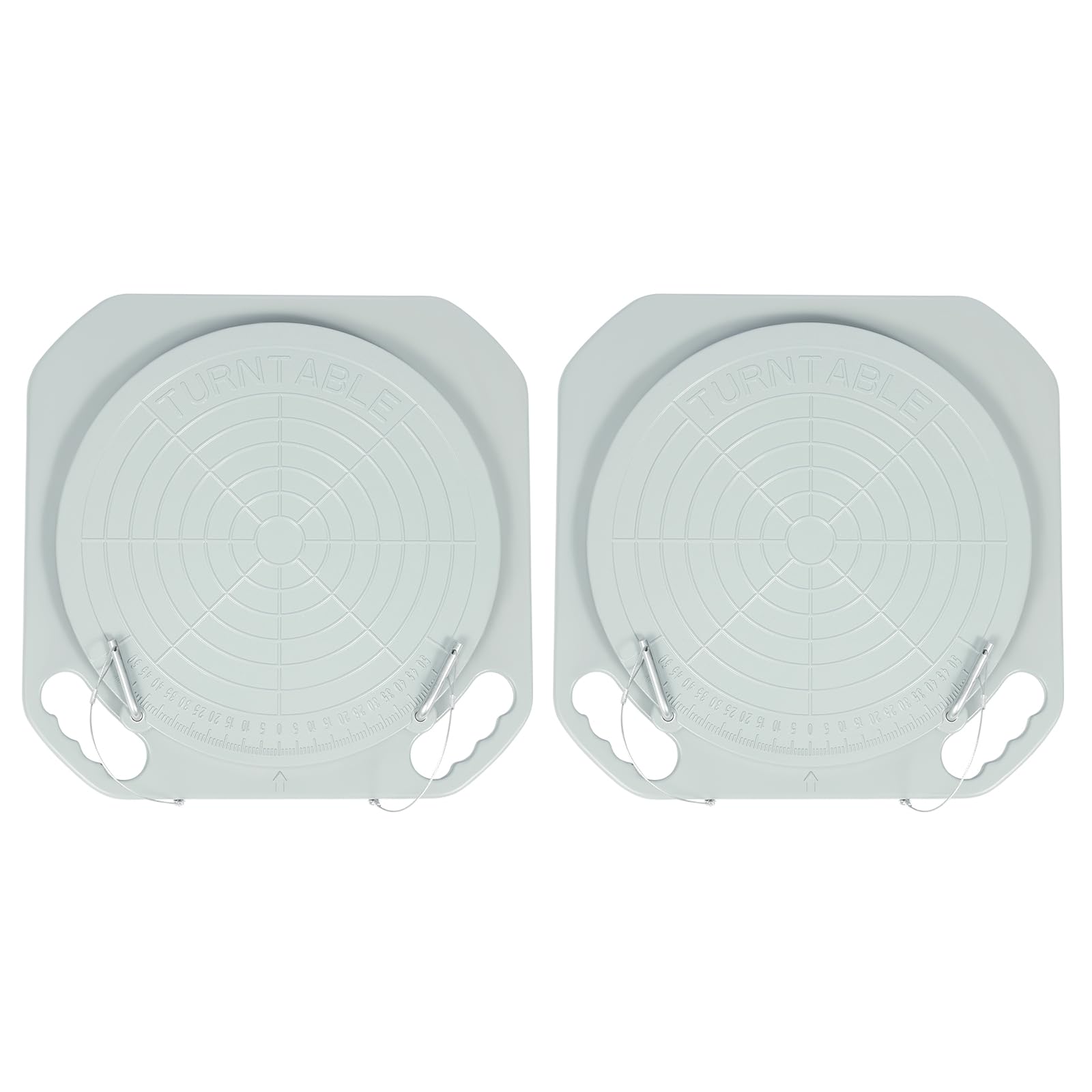 LNUJIUN 2 Pack Wheel Alignment Turn Plates with Transition Blocks & Thrust Pads 360° Rotating Turn Plate Table 5 Ton Turntable Wheel Alignment Tool for Car Truck