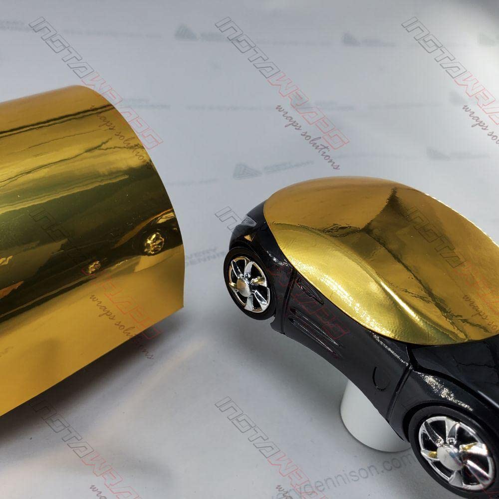 Buy Avery SF100604S Gold Conform Chrome 3in x 5in (Sample Size) Car Wrap Vinyl Accent Film