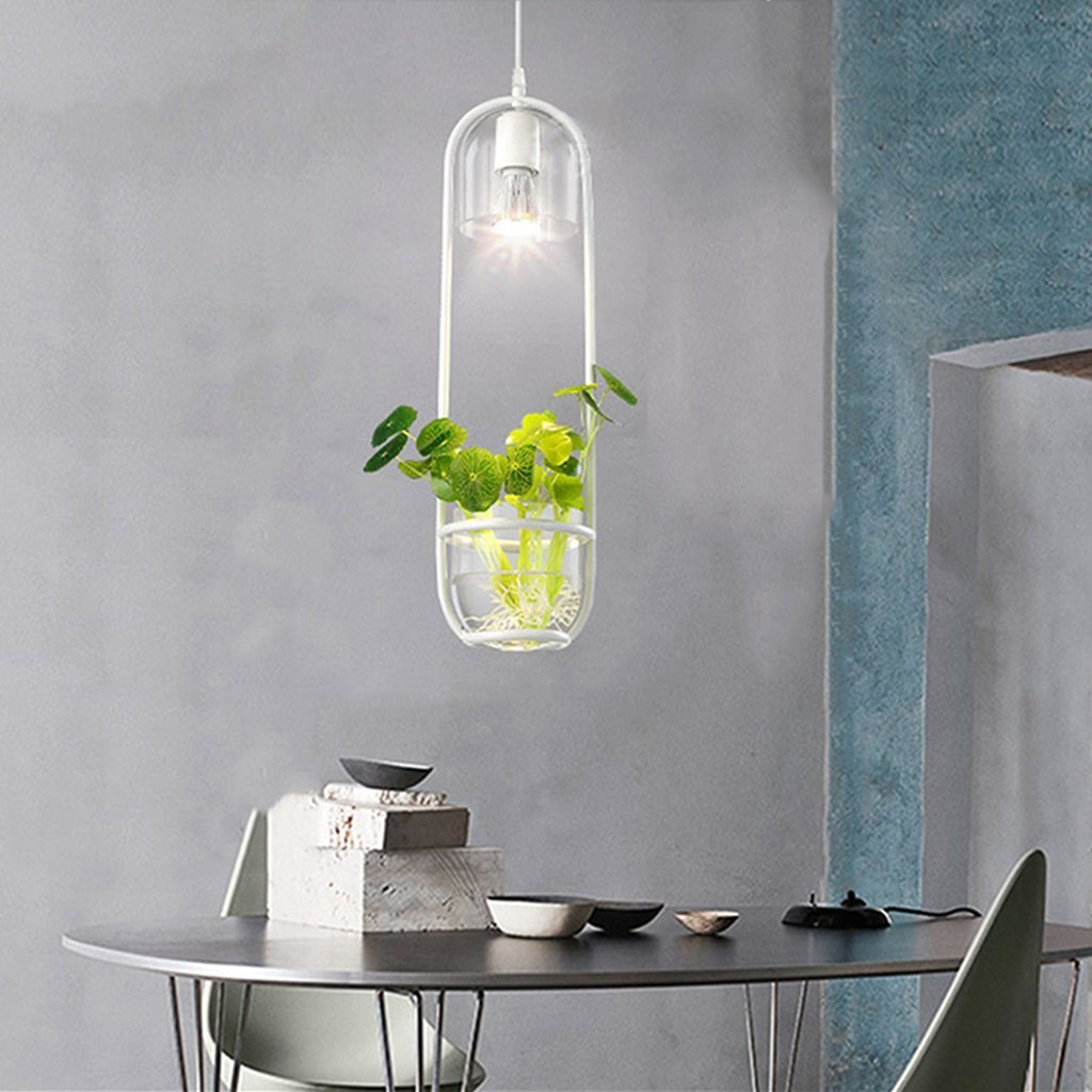 SXECAEPS Modern creative chandelier Plant Decoration Lights Garden E27 Restaurant Bar Corridor Lamp/B16*55Cm