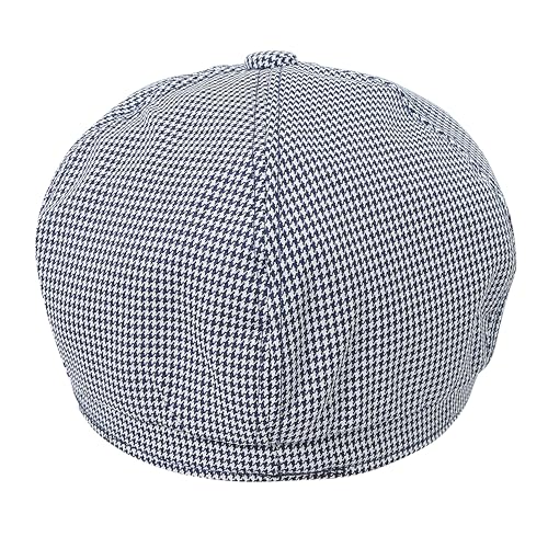 Image of FabSeasons Cotton Ivy Flat Golf Cap - Classic Newsboy Gatsby Hat for Men