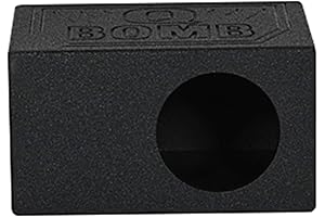 Rockville RQB8 Single 8" Side Ported Subwoofer Sub Box Enclosure w/Bedliner