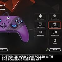 Vista 8 de PowerA Advantage Wired Controller for Xbox Series X S - Celestial Purple, gamepad, hall effect thumbsticks, gaming controller, USB-C, Works with