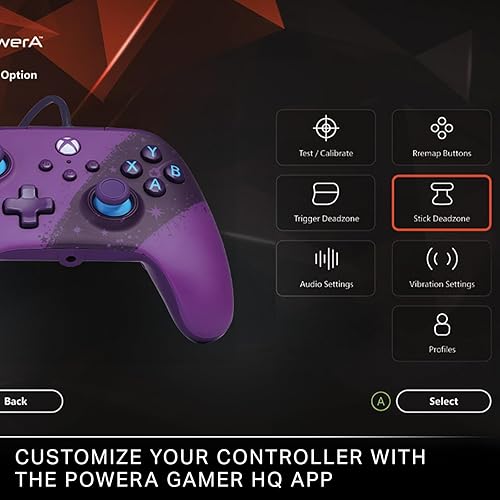 Miniatura 8 de PowerA Advantage Wired Controller for Xbox Series X S - Celestial Purple, gamepad, hall effect thumbsticks, gaming controller, USB-C, Works with