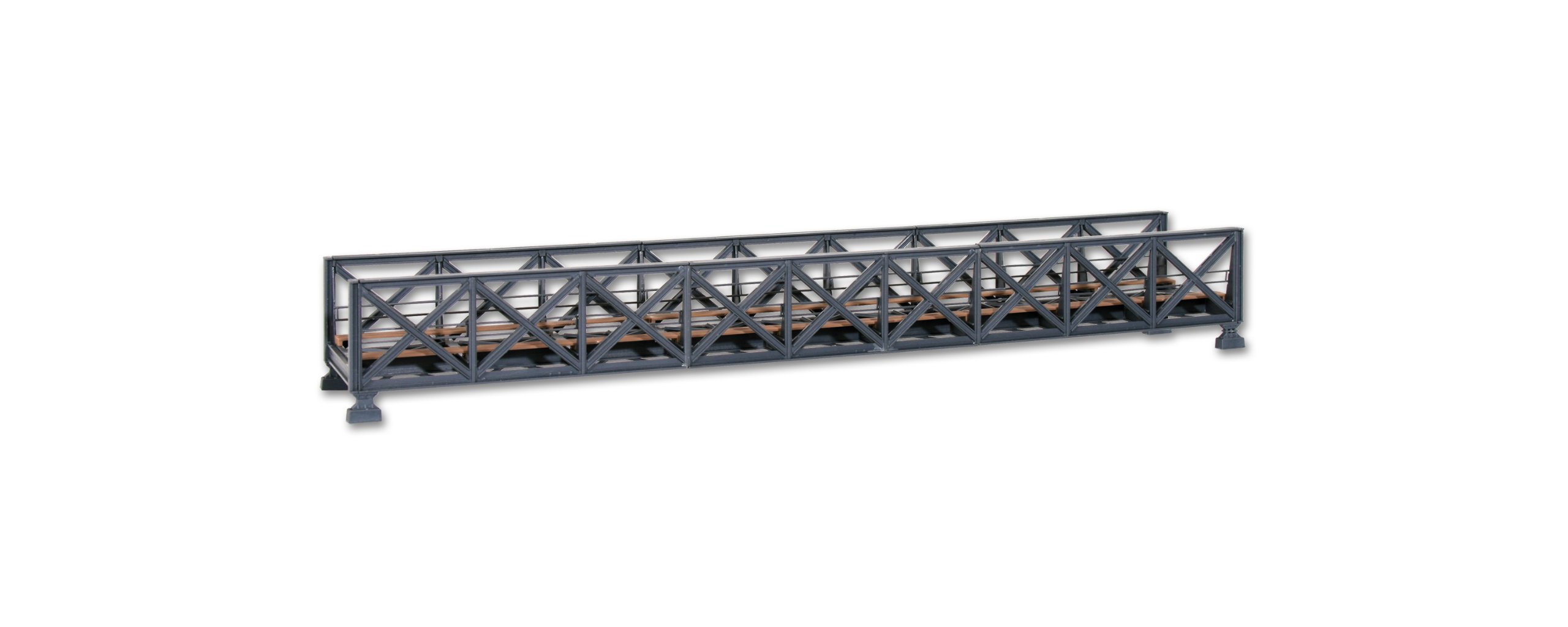 Kibri 39702 - H0 Ponte in Acciaio Truss Singola Traccia