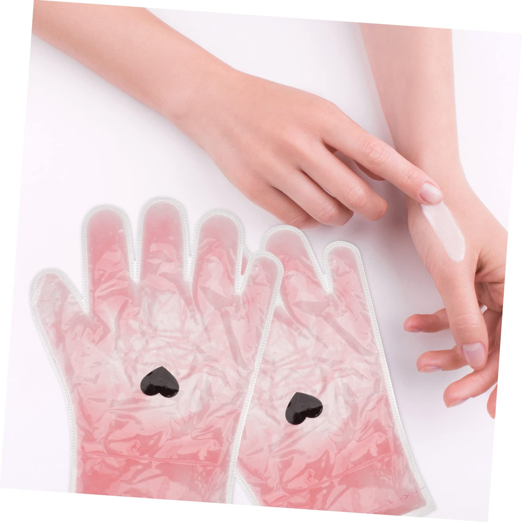 WOONEKY Kit de Cera para Pies Y Manos con Parafina Rosa Funda de con Guantes de Spa para Tratamiento en El Hogar