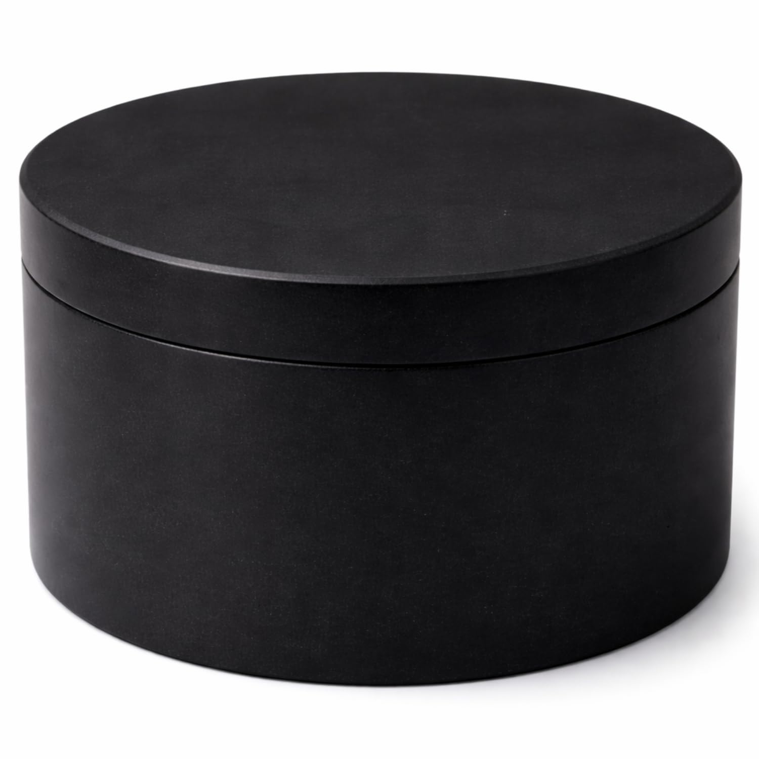 Unikalne pudełko na sól i pieprz, eleganckie pudełko na sól z czarnym marmurem z pokrywką do przechowywania soli, przypraw i ziół (9 x 9 x 5 cm)