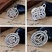 JGFinds Celtic Knot Charms, 20 pc (5 of Each) Silver Tone Pendants