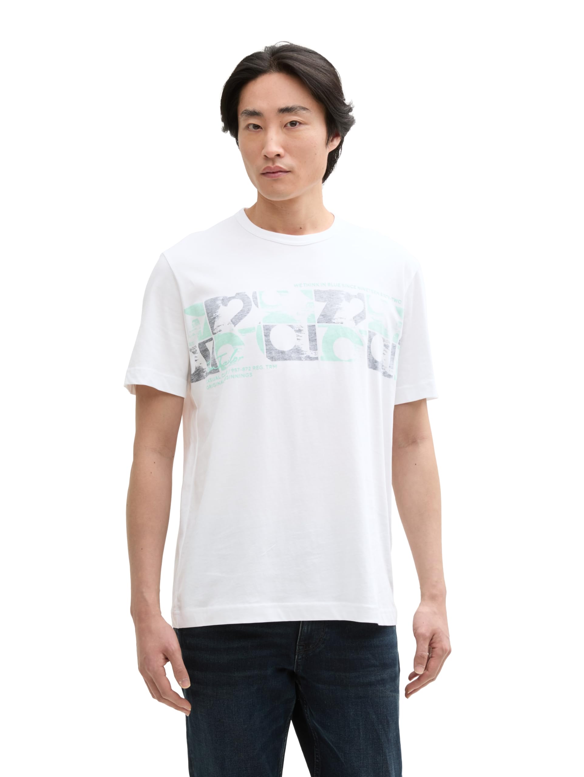 TOM TAILOR Herren T-Shirt mit Print